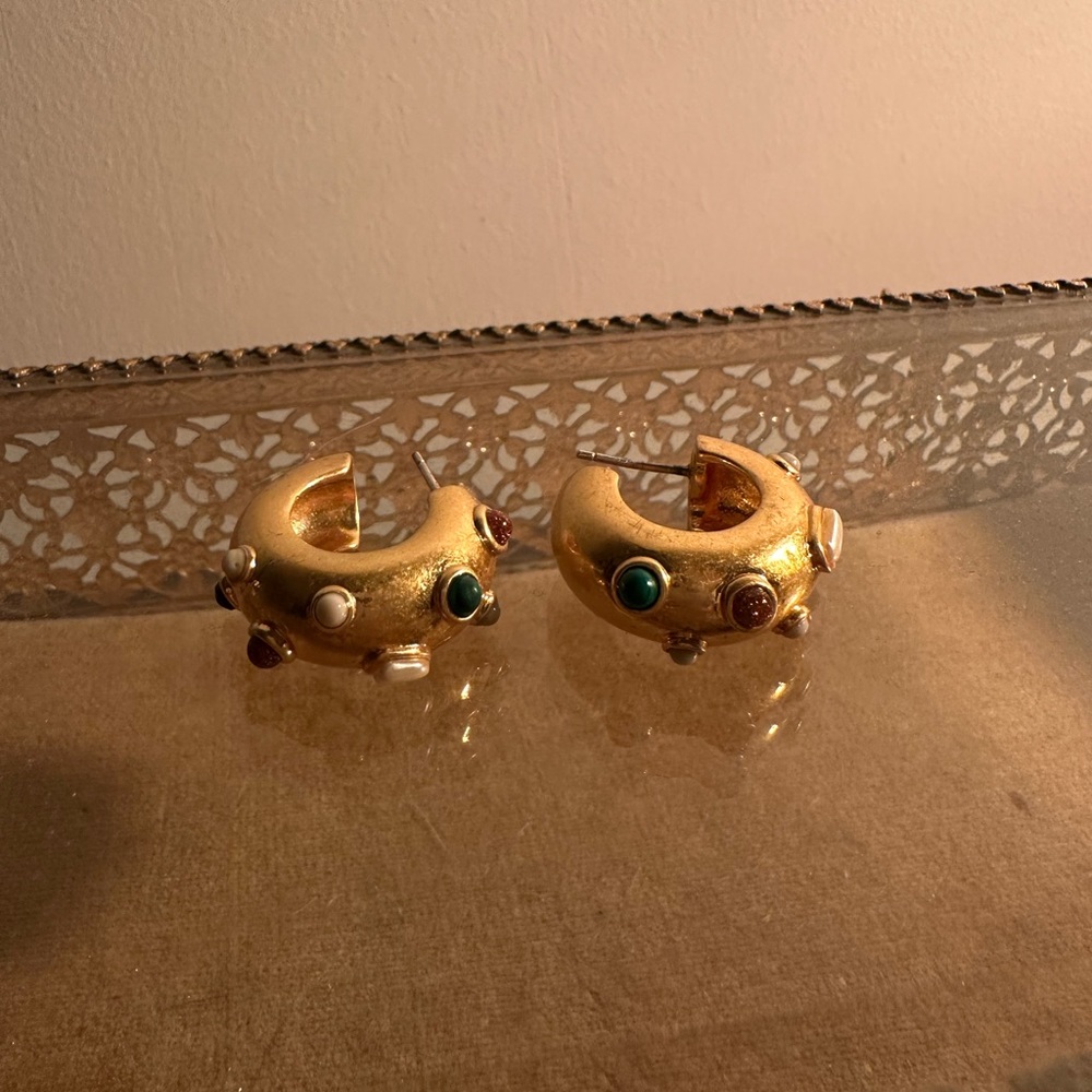Madewell Chunky Hoop Earrings